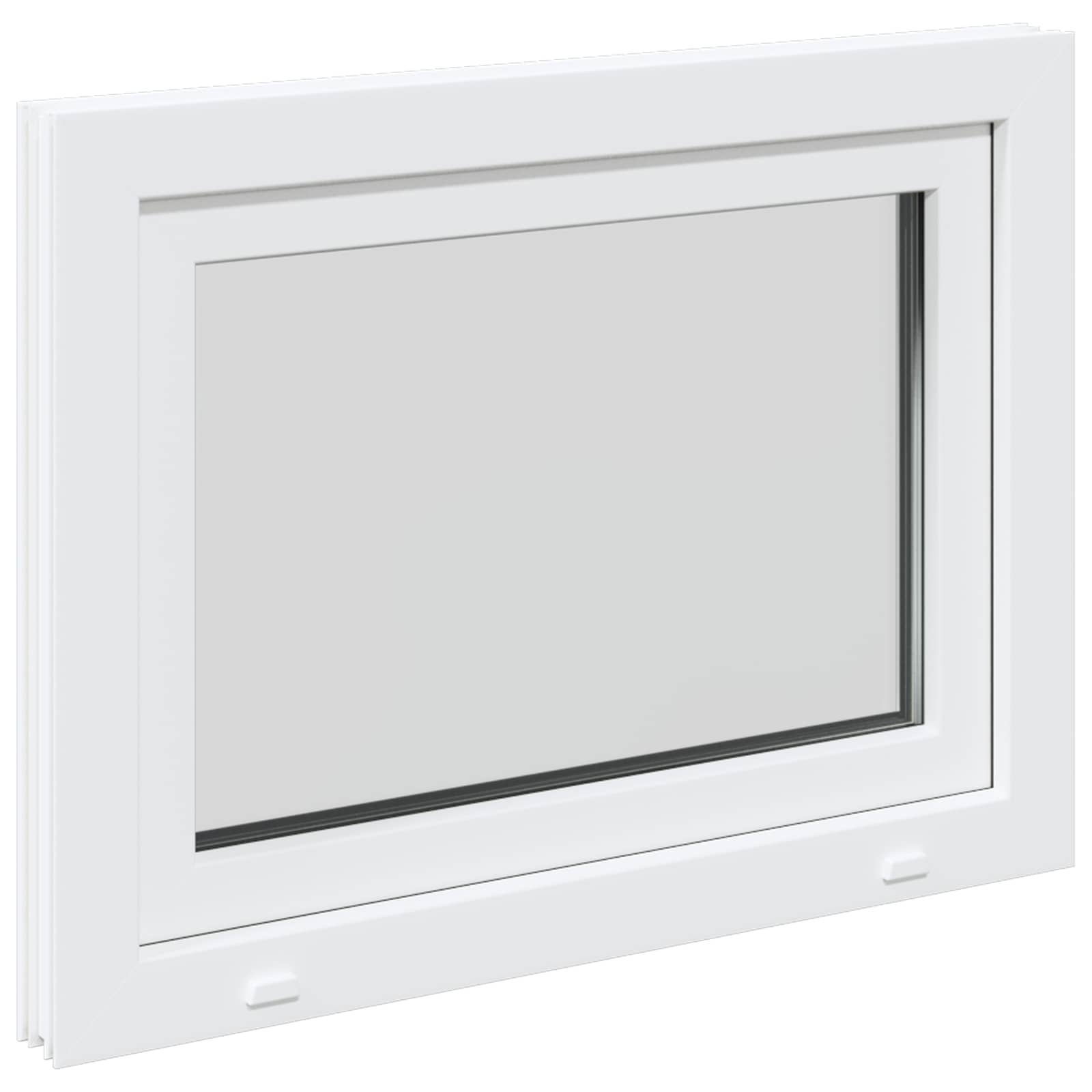 Požeminio lango RISOR 80 x 55 cm PVC ir stiklas