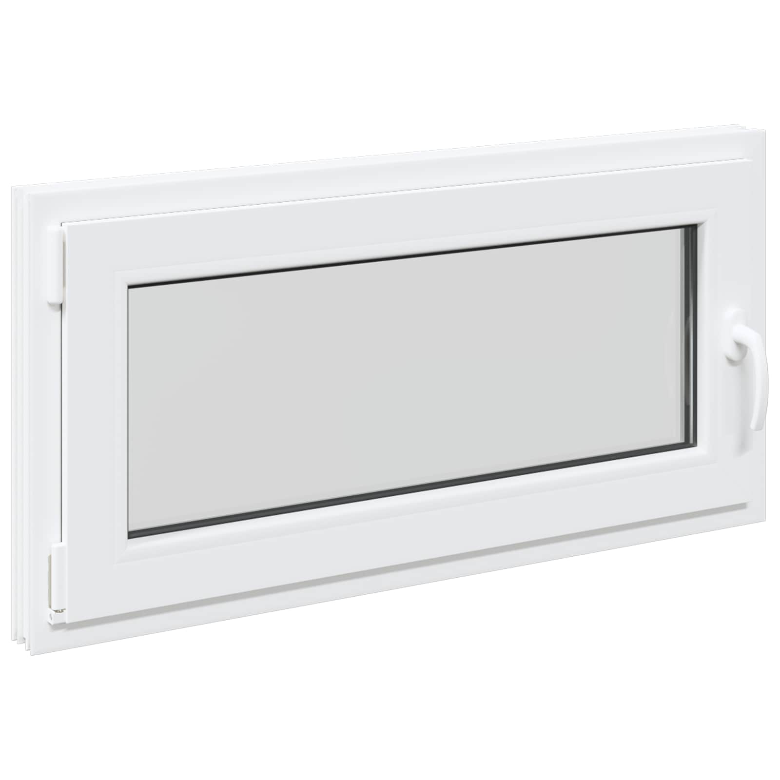 Požeminio lango RISOR 100 x 55 cm PVC ir stiklas