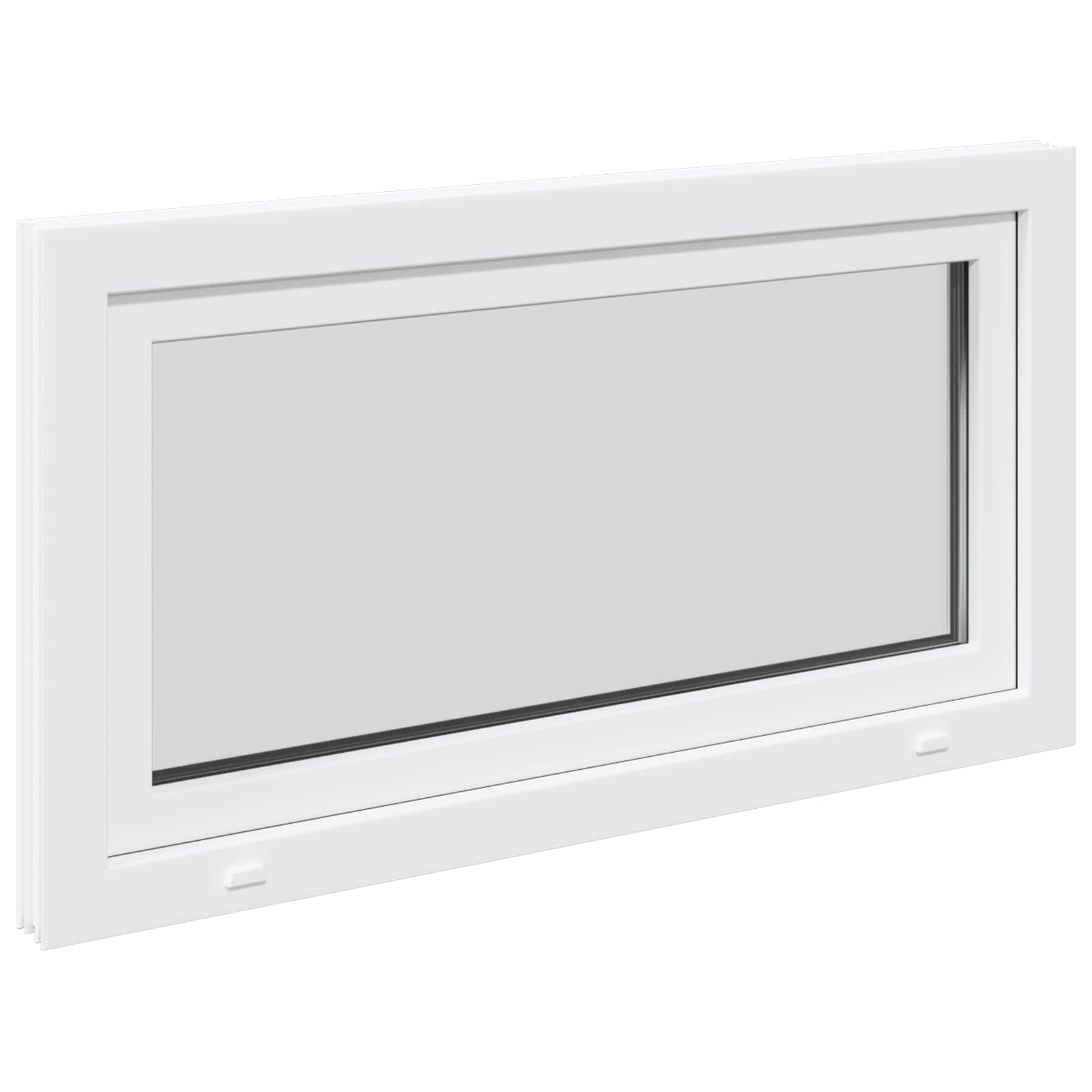 Požeminio lango RISOR 110 x 55 cm PVC ir stiklas