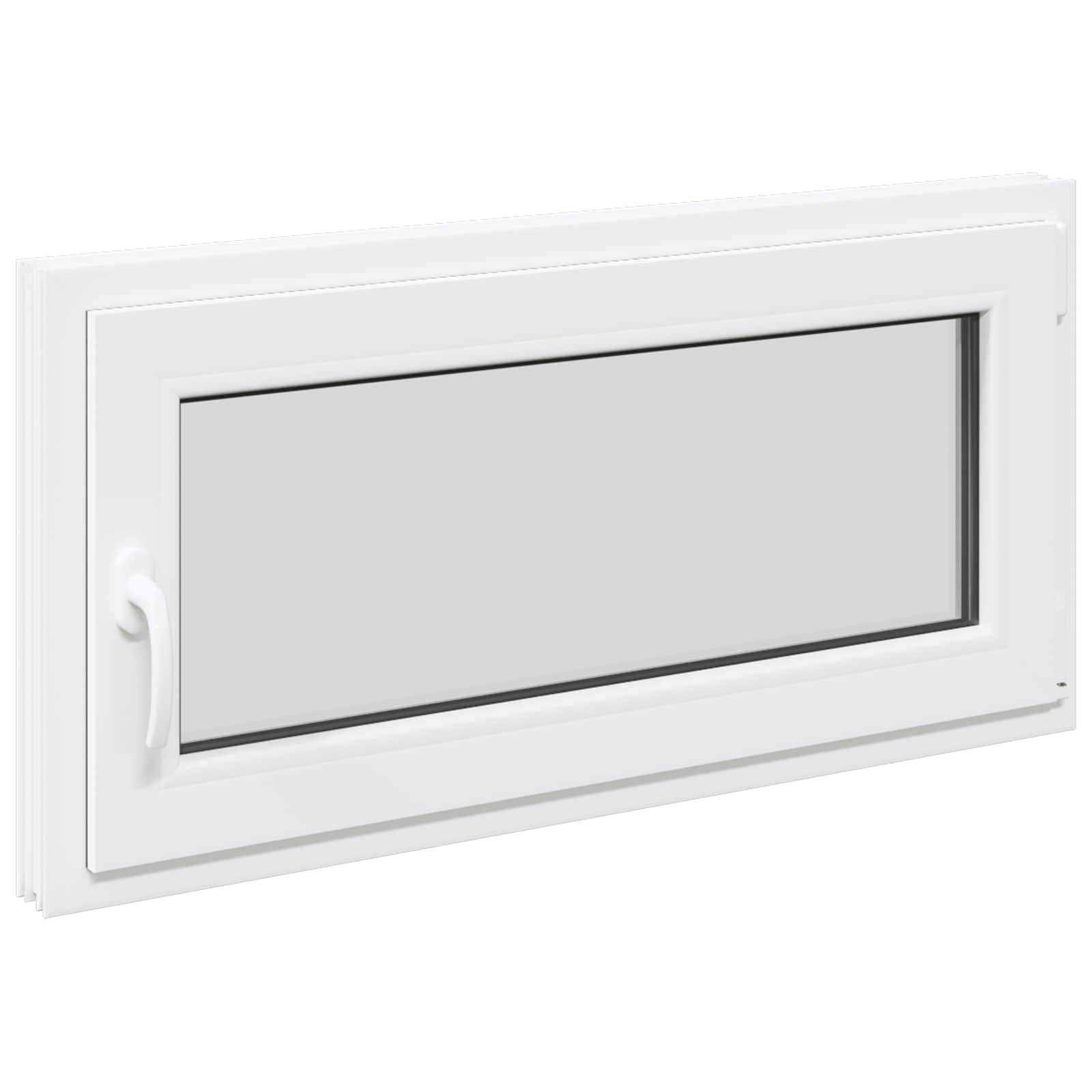 Požeminio lango RISOR 50 x 55 cm PVC ir stiklas