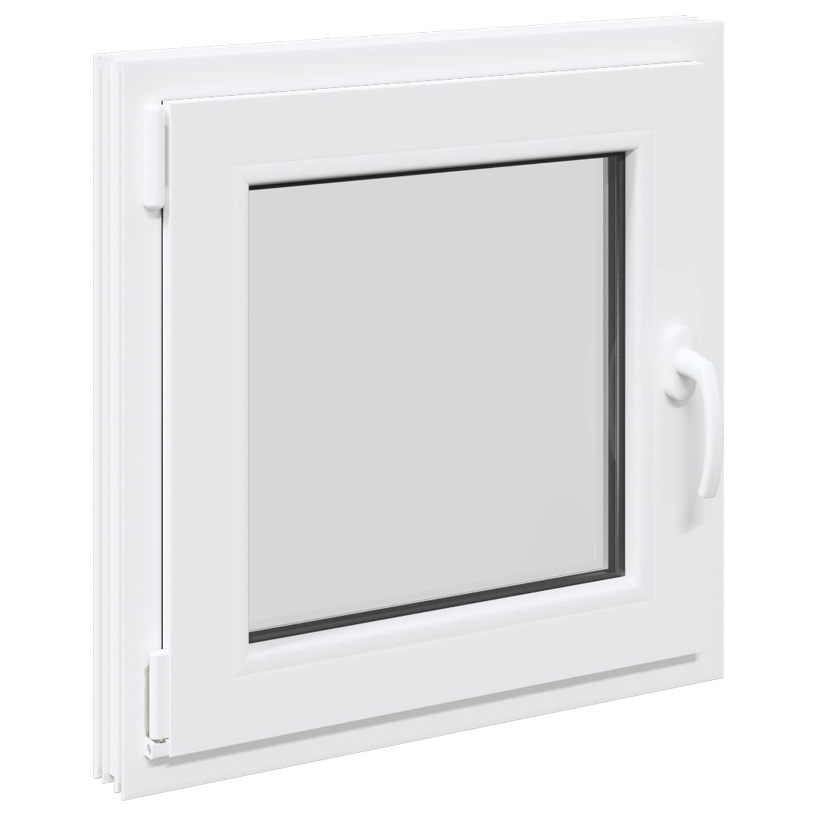 Požeminio lango RISOR 55 x 55 cm PVC ir stiklas