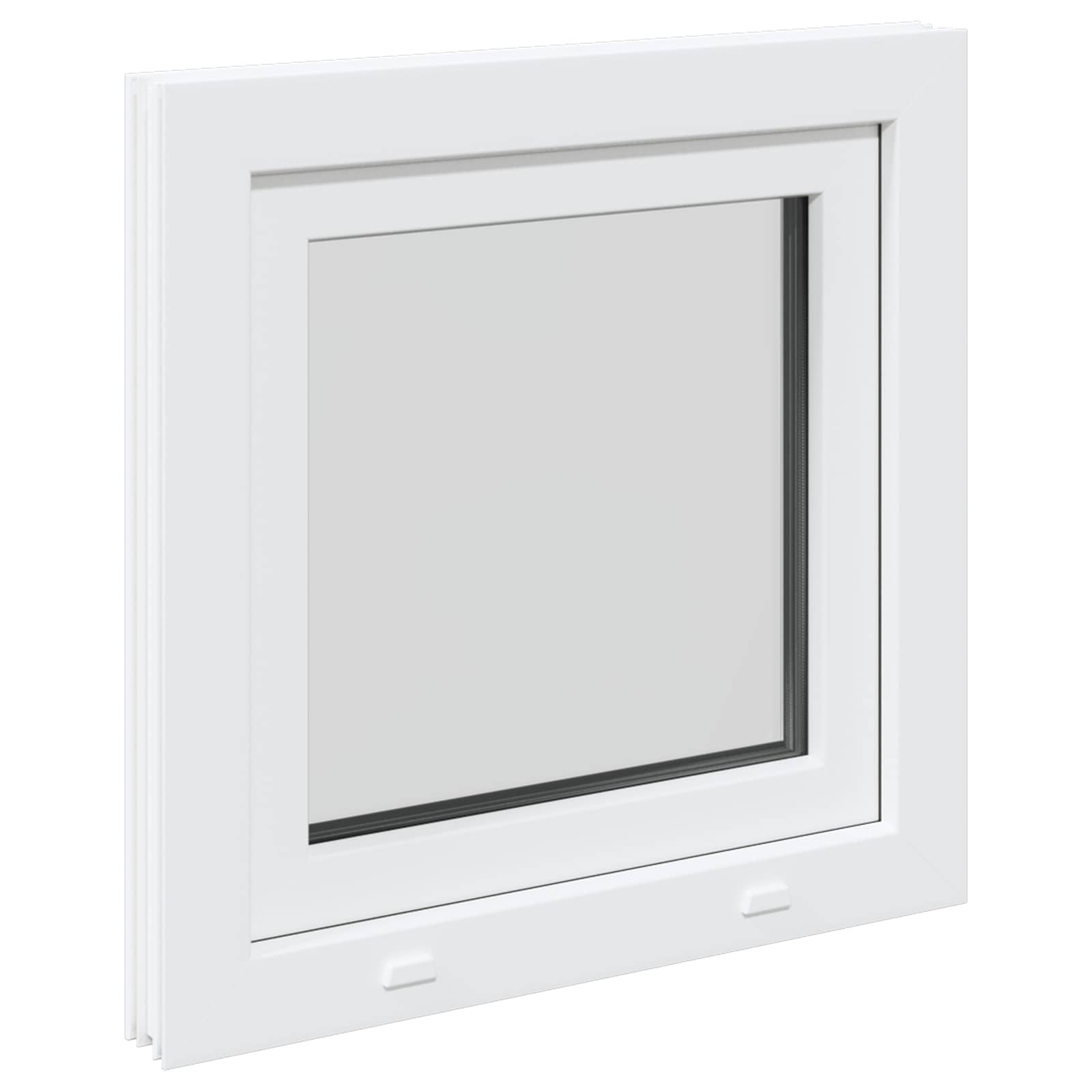 Požeminio lango RISOR 55 x 55 cm PVC ir stiklas