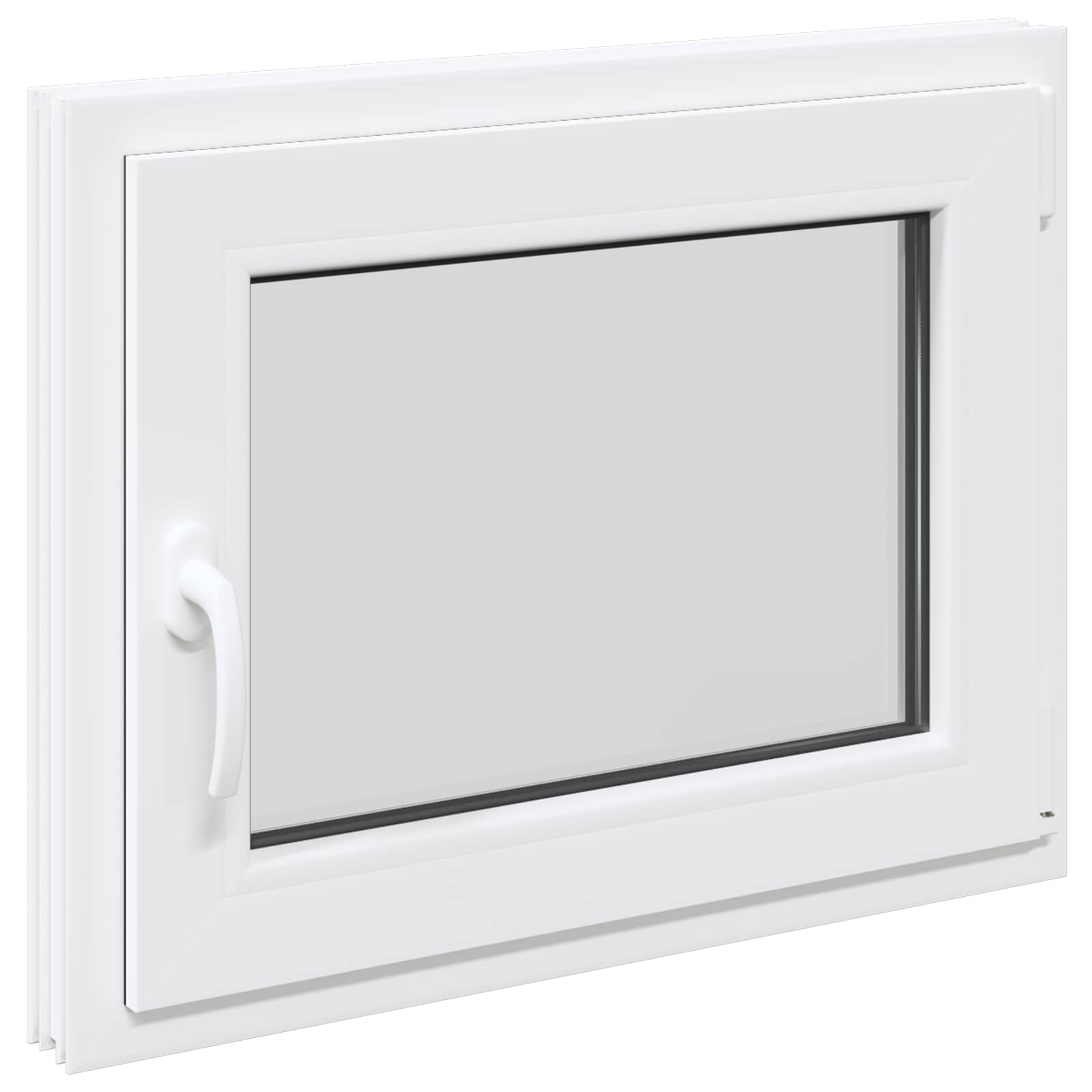 Požeminio lango RISOR 50 x 55 cm PVC ir stiklas