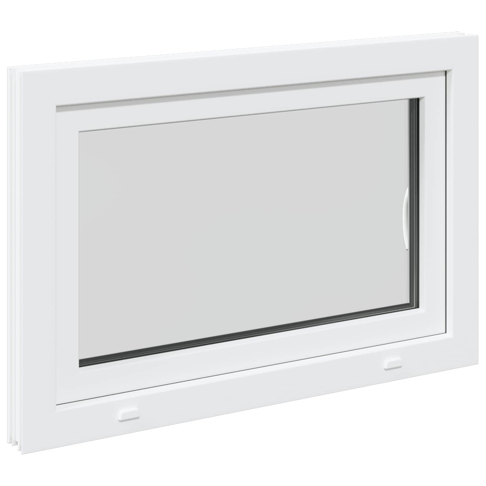 Požeminio lango RISOR 90 x 55 cm PVC ir stiklas