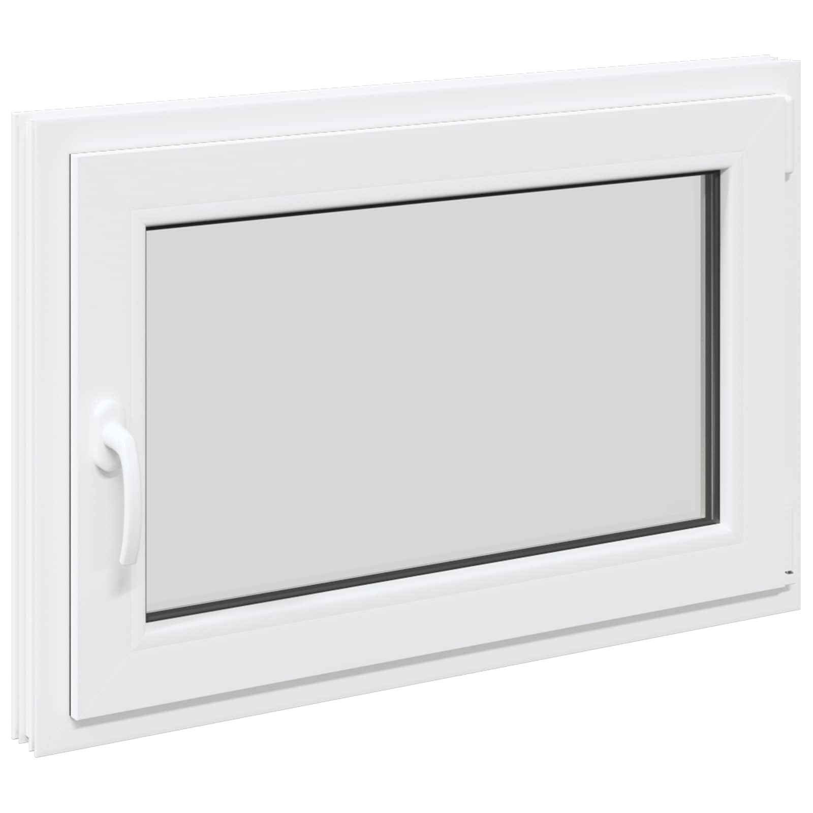 Požeminio lango RISOR 50 x 55 cm PVC ir stiklas