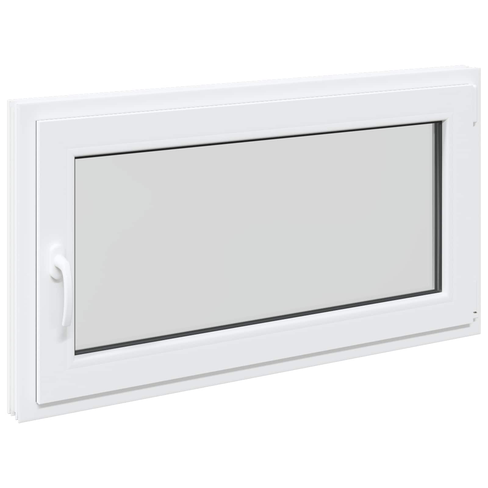 Požeminio lango RISOR 110 x 55 cm PVC ir stiklas