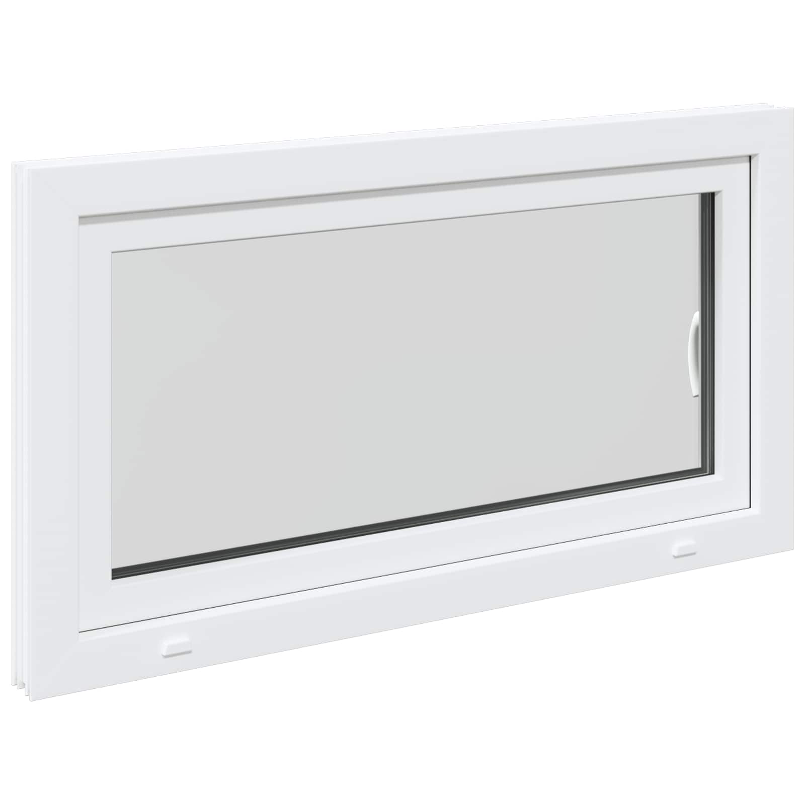 Požeminio lango RISOR 110 x 55 cm PVC ir stiklas