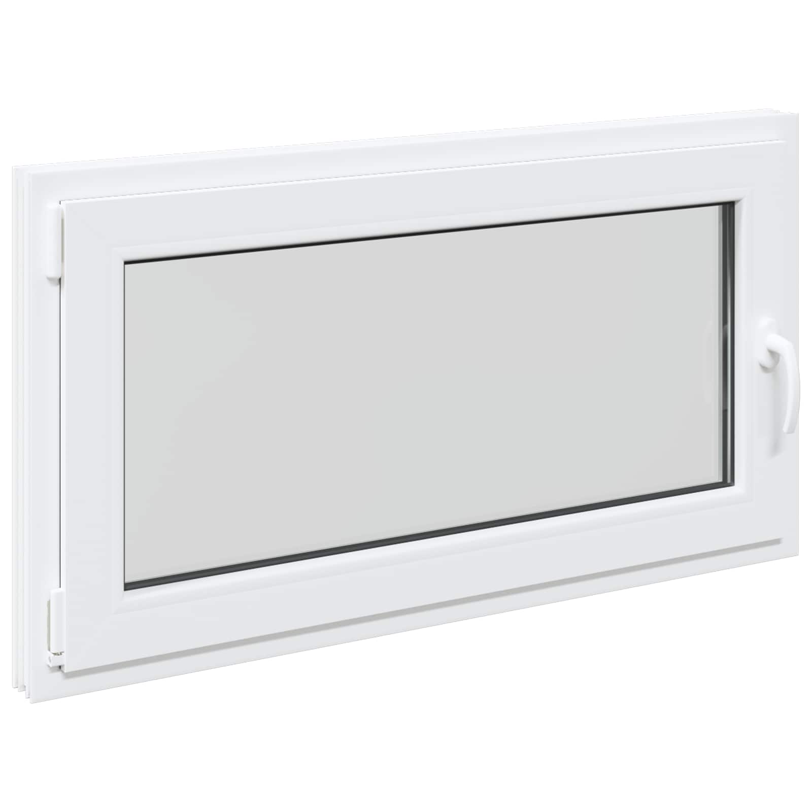 Požeminio lango RISOR 110 x 55 cm PVC ir stiklas