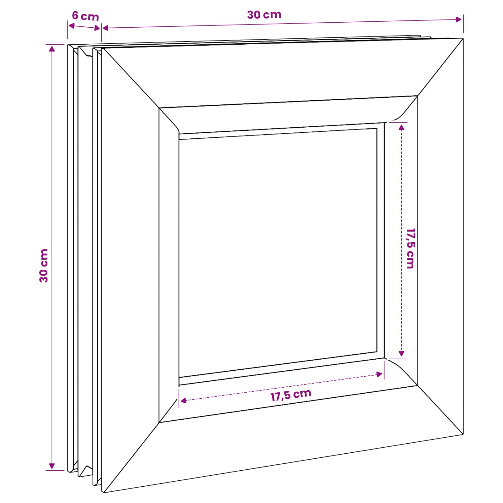 Rūsyje langas RISOR 30 x 30 cm PVC ir stiklas