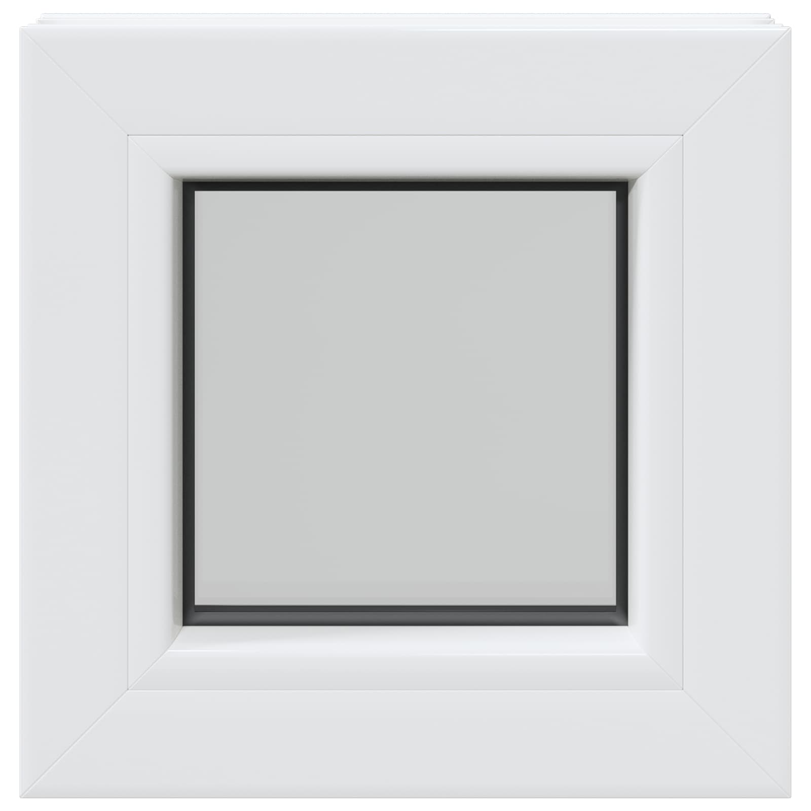 Rūsyje langas RISOR 35 x 35 cm PVC ir stiklas