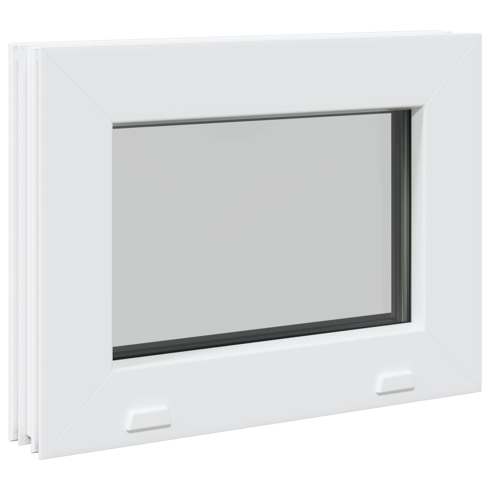 Rūsyje langas RISOR 40 x 35 cm PVC ir stiklas