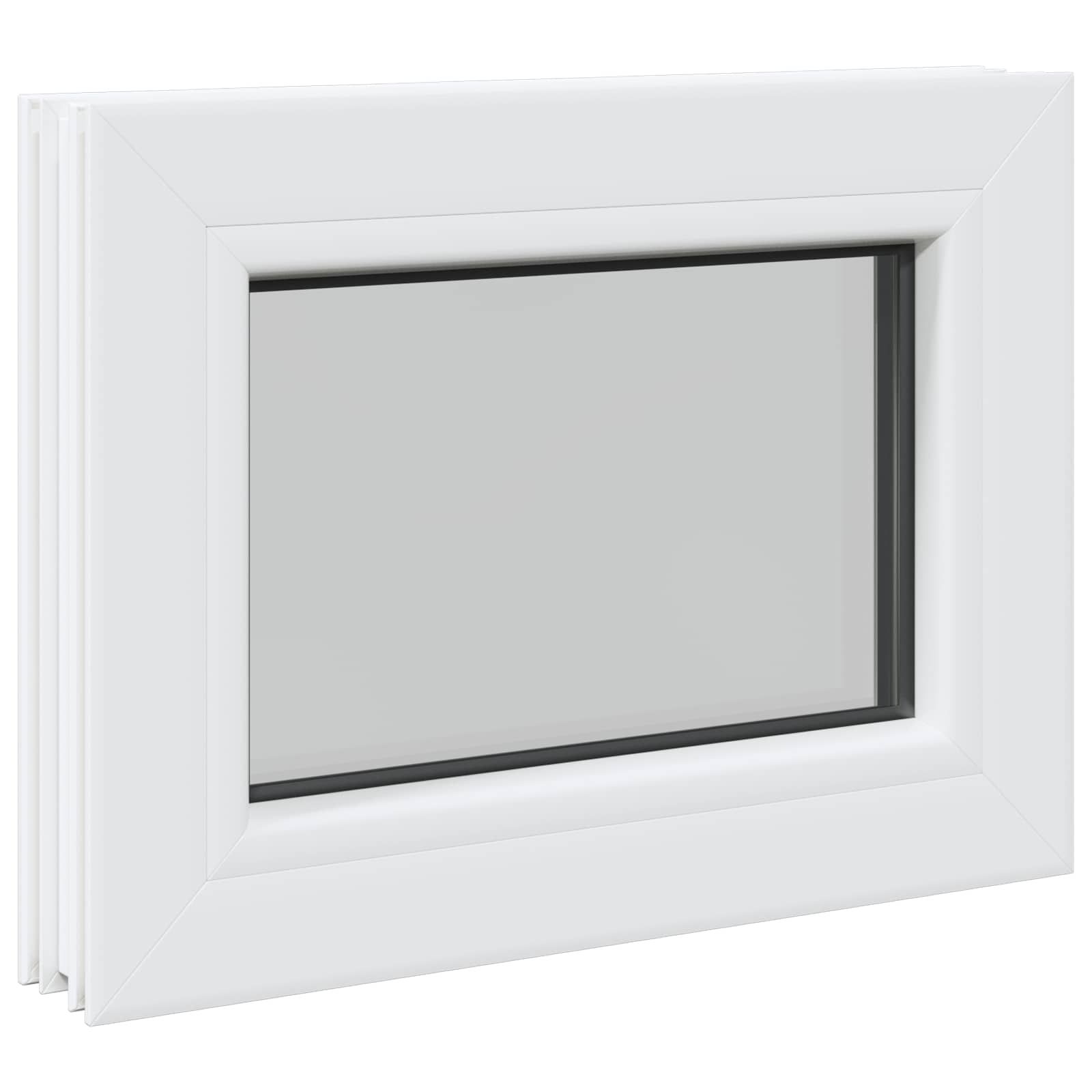 Rūsyje langas RISOR 35 x 30 cm PVC ir stiklas