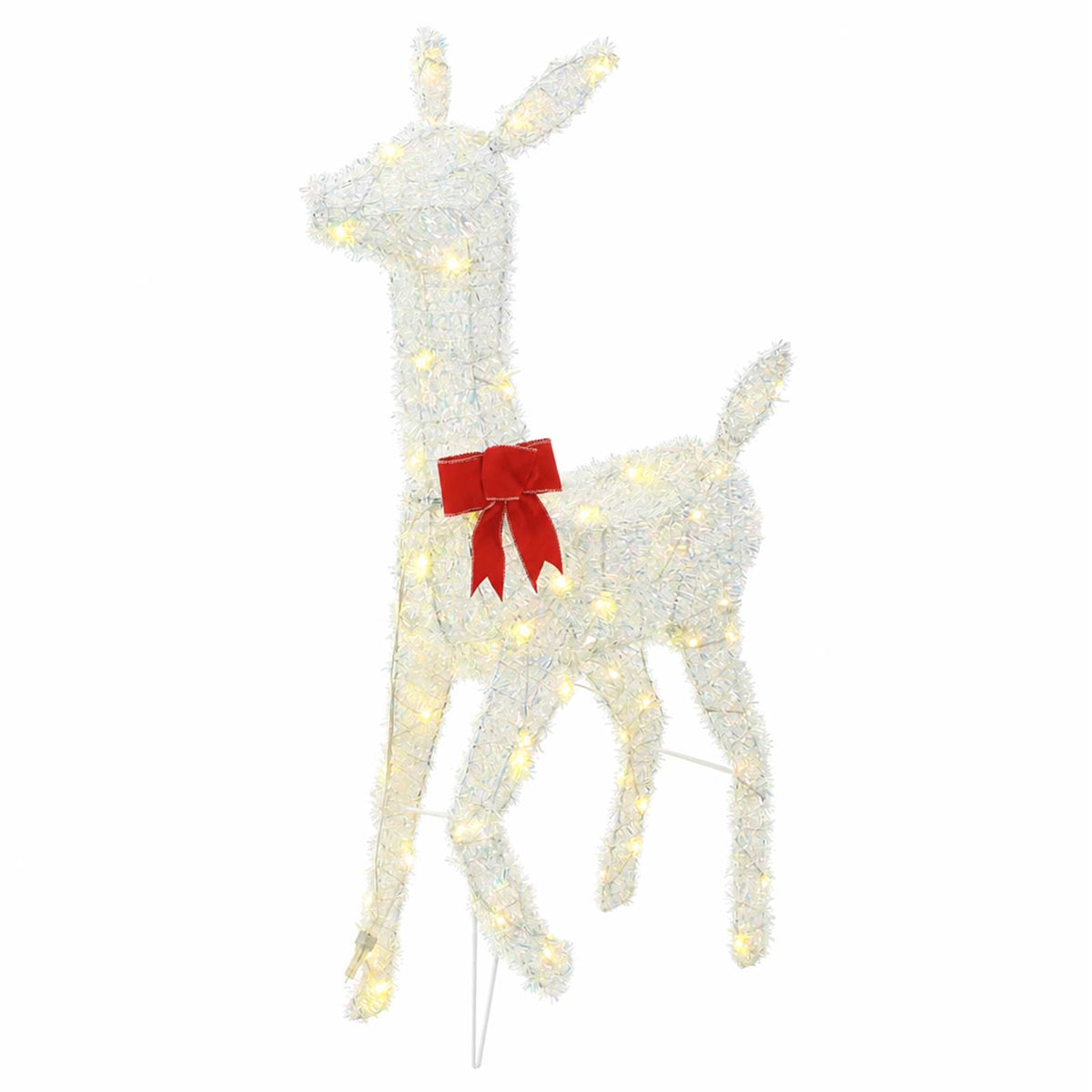 Kalėdinė LED elnių šeima 300 LED Šilta balta 70 x 26 x 128 cm