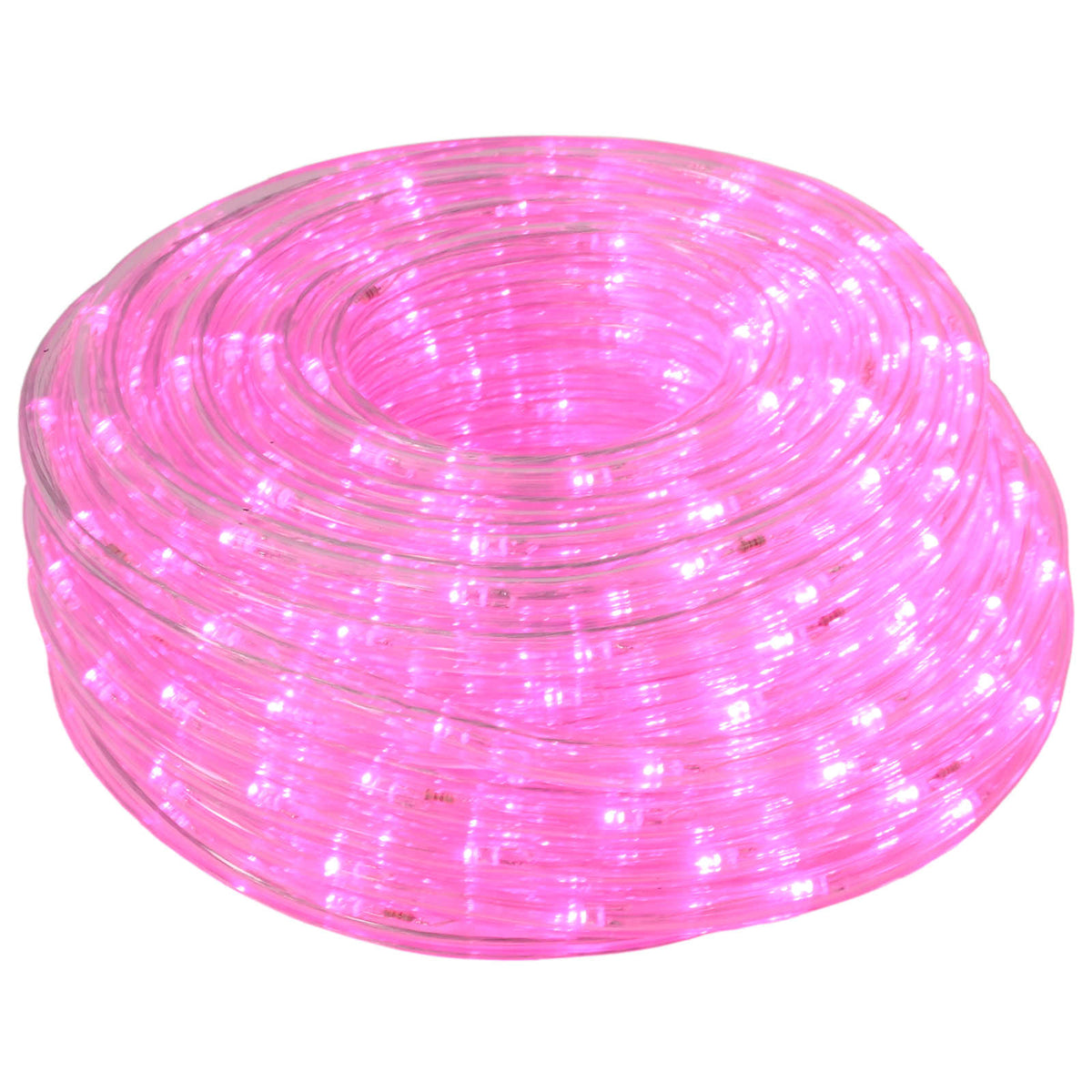 LED kalėdinė šviečianti žarna 2400 LED Rožinė 100 m
