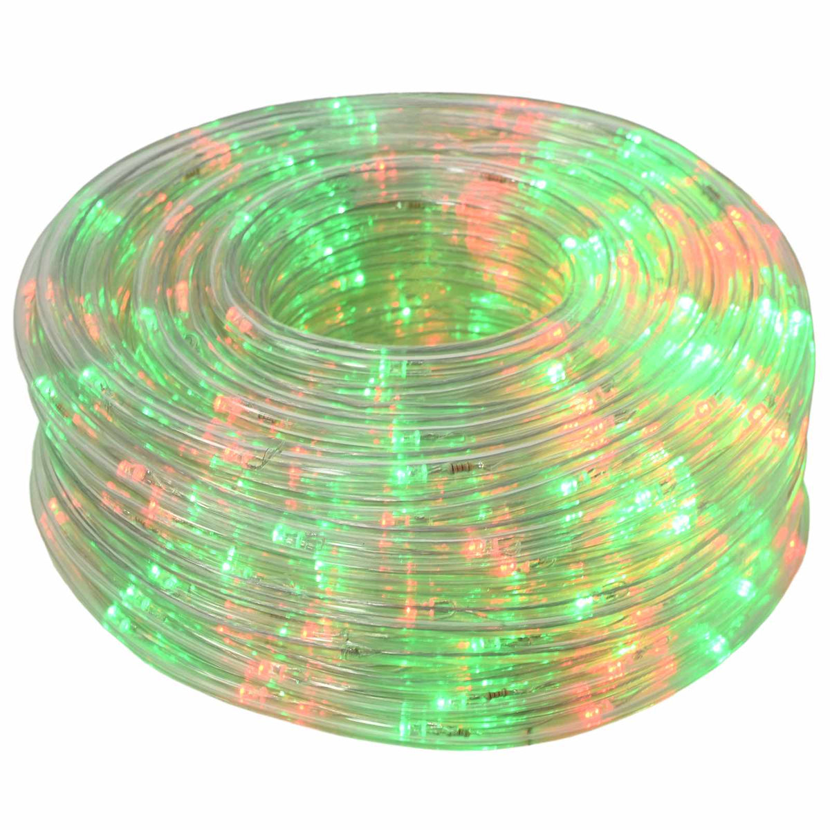 LED kalėdinė šviečianti žarna 2400 LED Raudona, Žalia 100 m