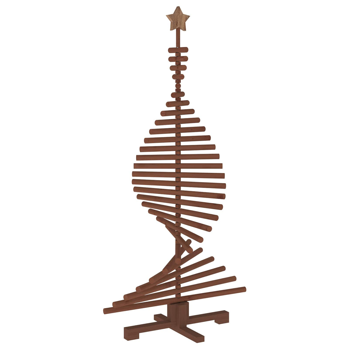 Medinė Kalėdų eglutė KOTKA 150 cm Pušies medienos masyvas
