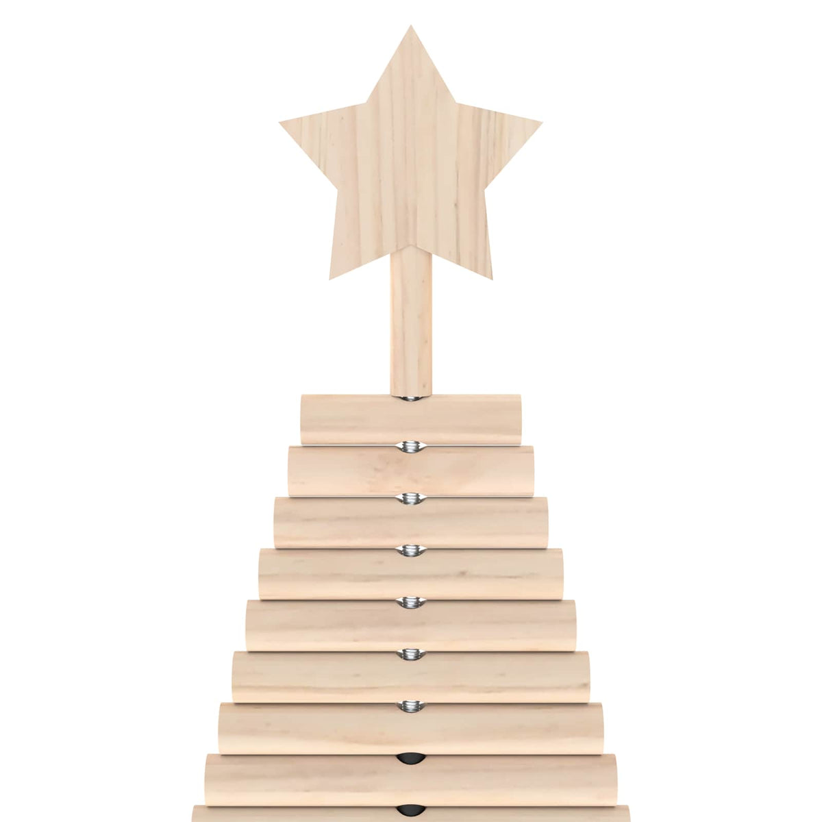 Medinė Kalėdų eglutė KOTKA 210 cm Pušies medienos masyvas