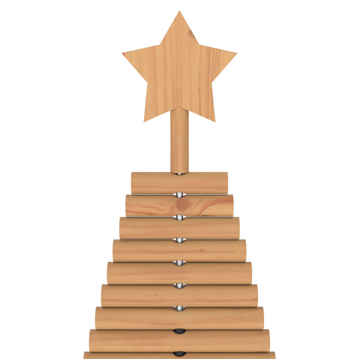Medinė Kalėdų eglutė KOTKA 210 cm Pušies medienos masyvas