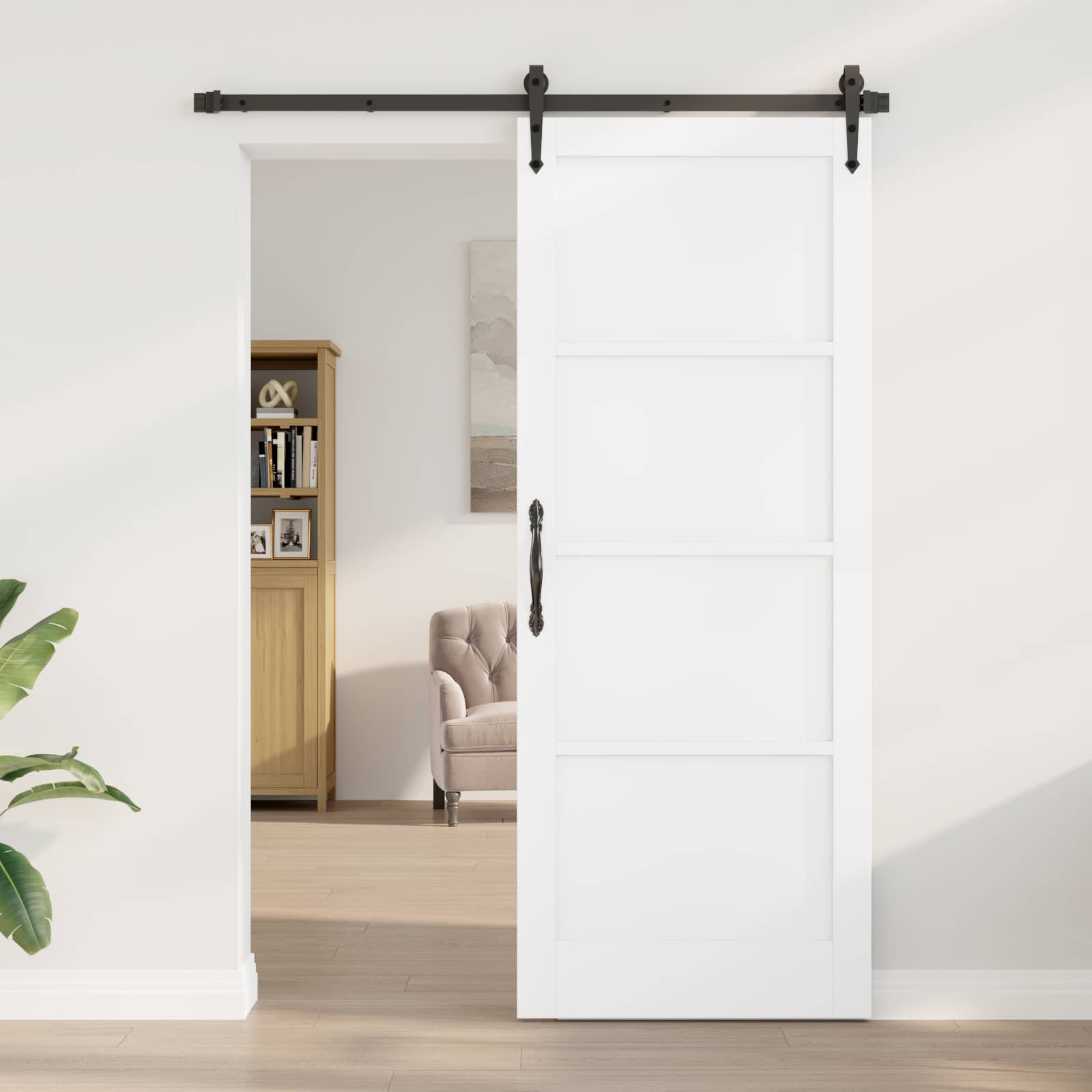 Iekšdurvis Baltas 83 x 211 cm finieris