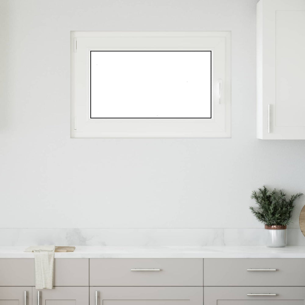 Požeminio lango RISOR 90 x 70 cm PVC ir stiklas Balta