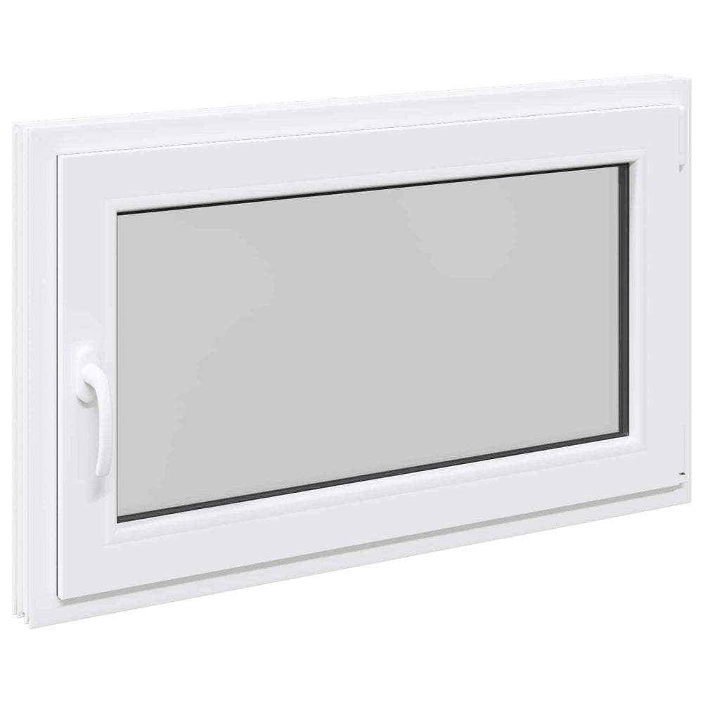 Požeminio lango RISOR 100 x 60 cm PVC ir stiklas Balta