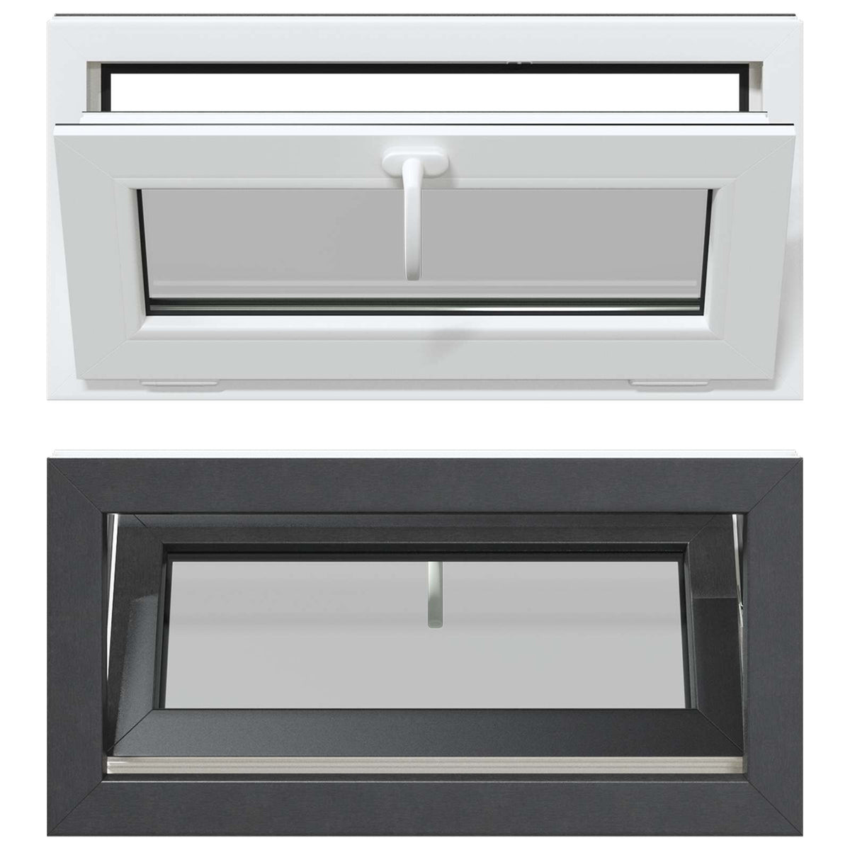Bendras lango vidinis atspalvis baltas RISOR 80 x 40 cm