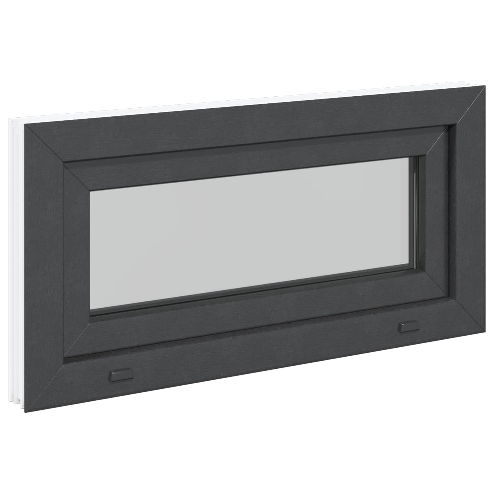 Požeminio lango RISOR 80 x 40 cm PVC ir stiklas