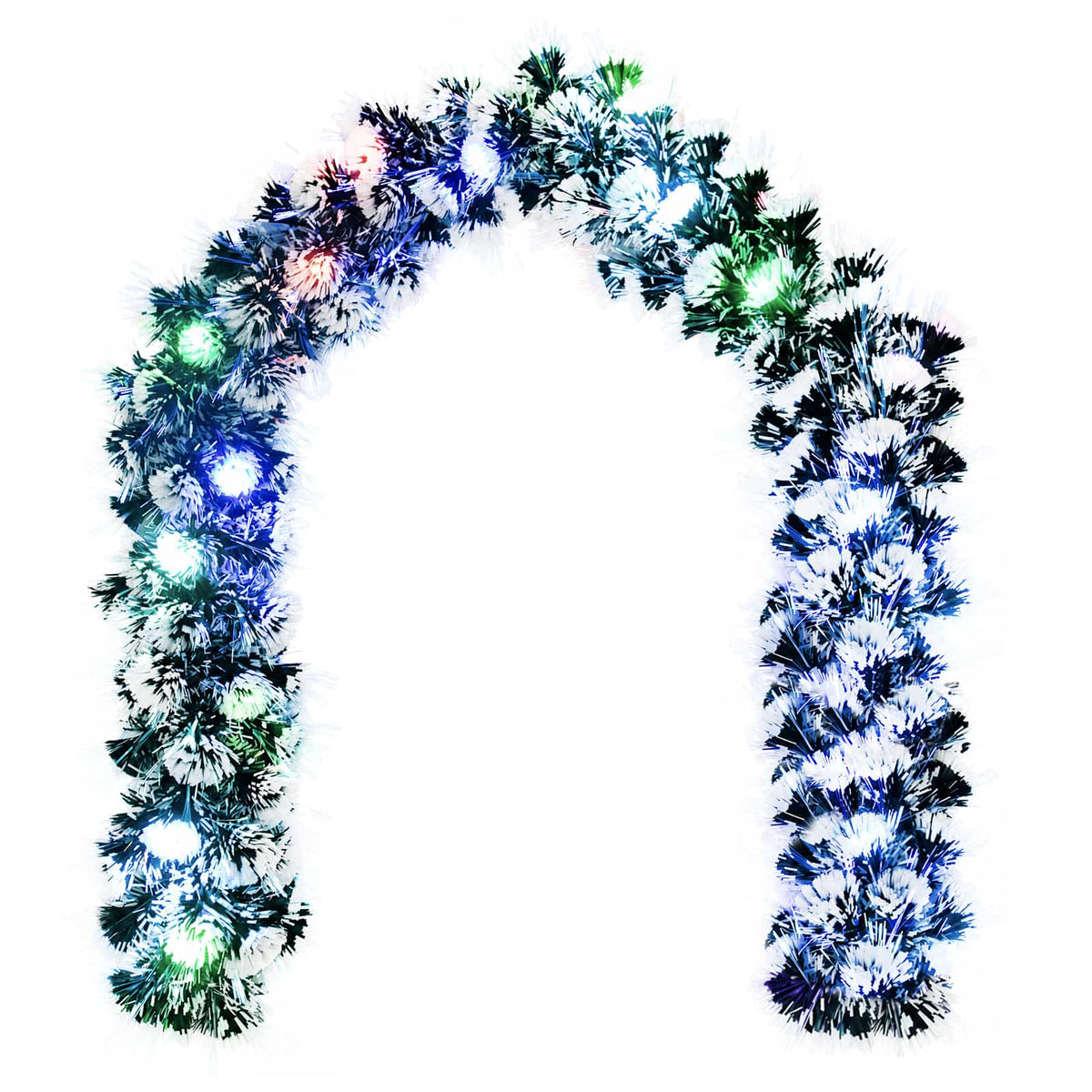 Kalėdinė girlanda 200 cm 16 LED Įvairių spalvų PET