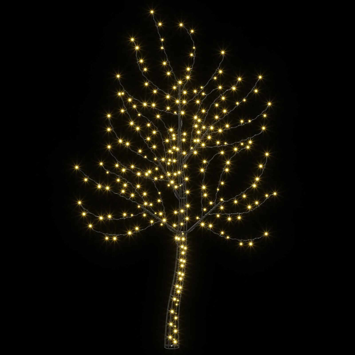 LED sieninė Kalėdų eglutė 150 cm 140 LED Šilta balta Plienas