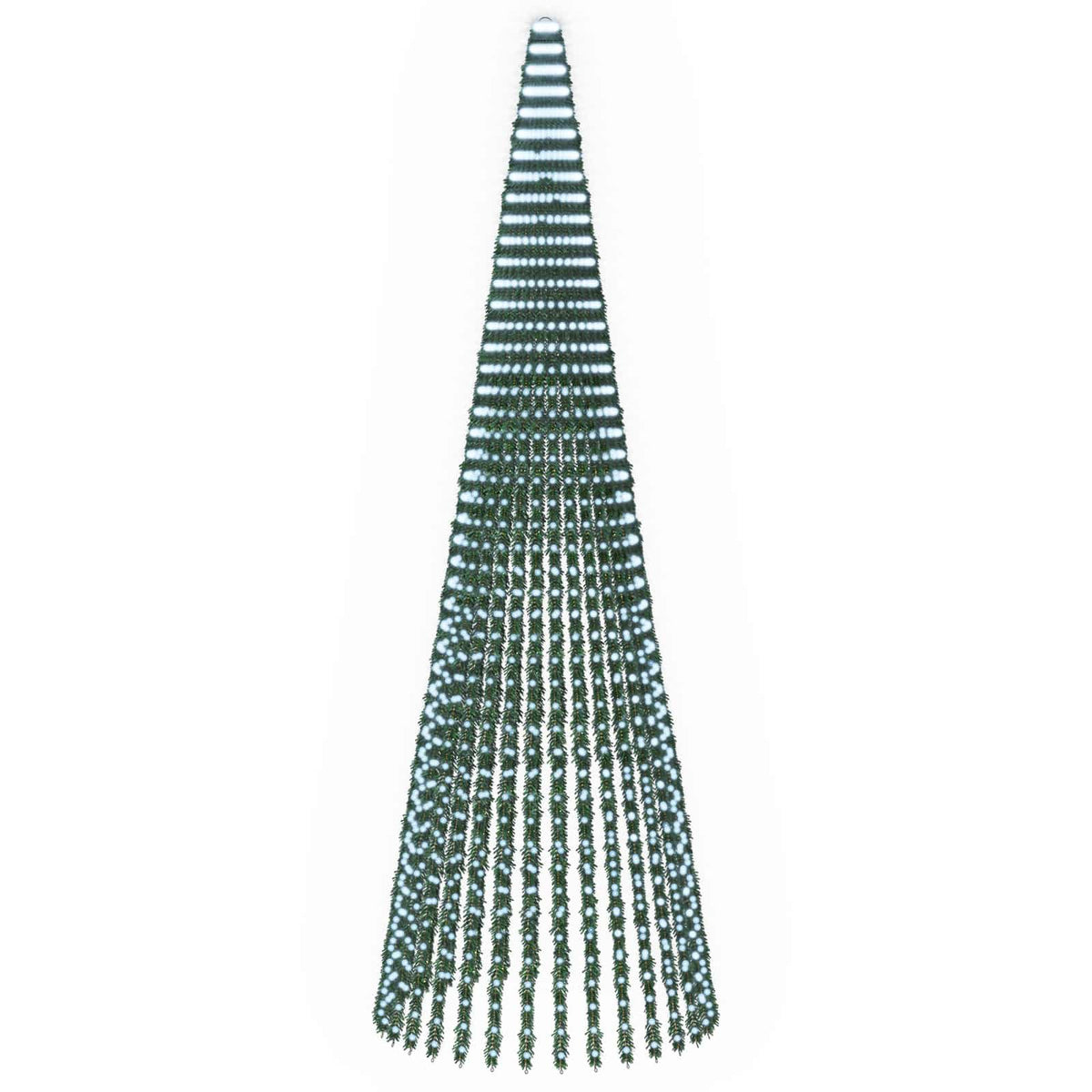 LED Kalėdų medis 470 cm 1504 LED Šalta balta Plienas Žalia