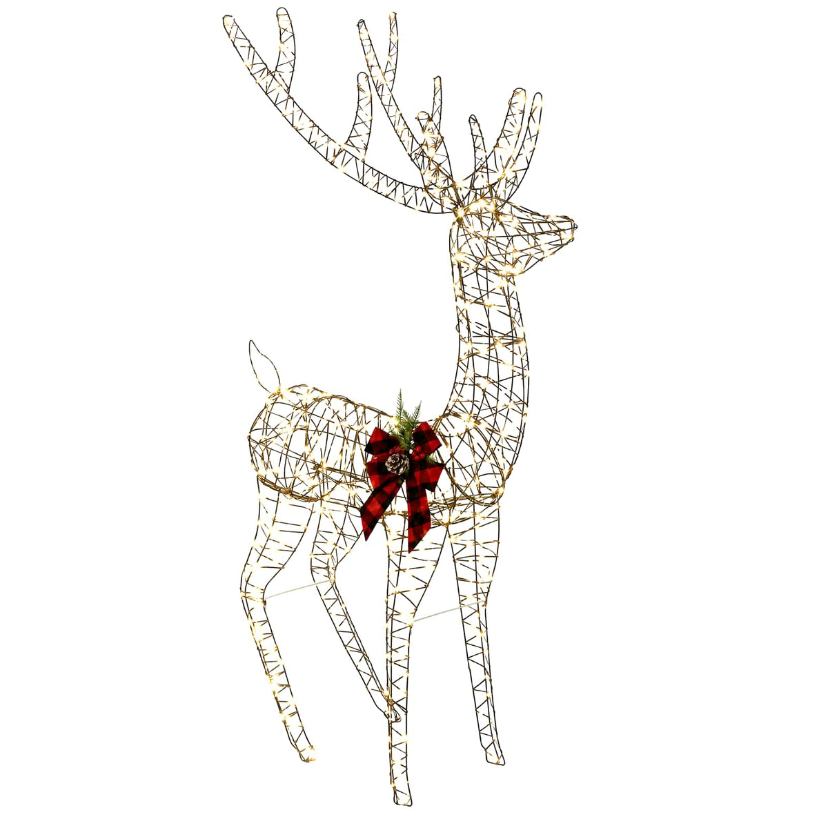 3D Kalėdų elnias LOVIISA 560 LED Šilta balta 96 x 40 x 180 cm