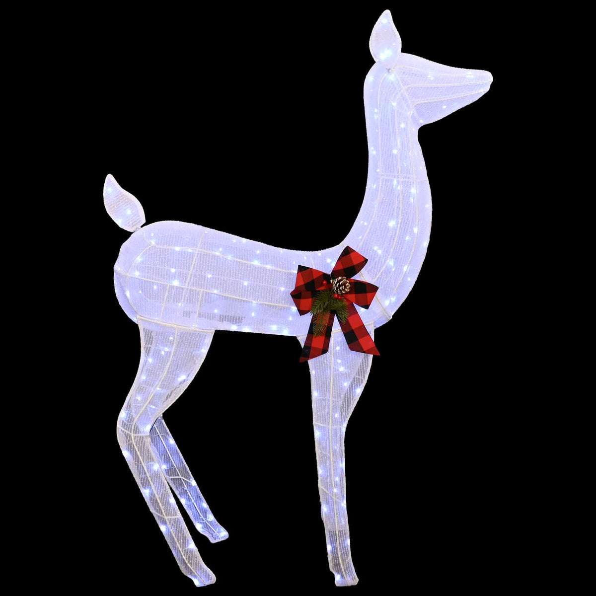 3D Kalėdų elnias LOVIISA 200 LED Šalta balta 96 x 40 x 140 cm