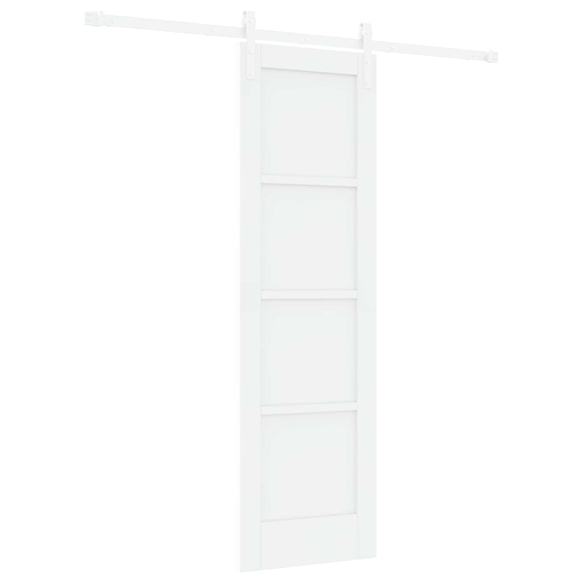 Slankios durys 61 x 198,5 cm Apdirbta mediena Balta