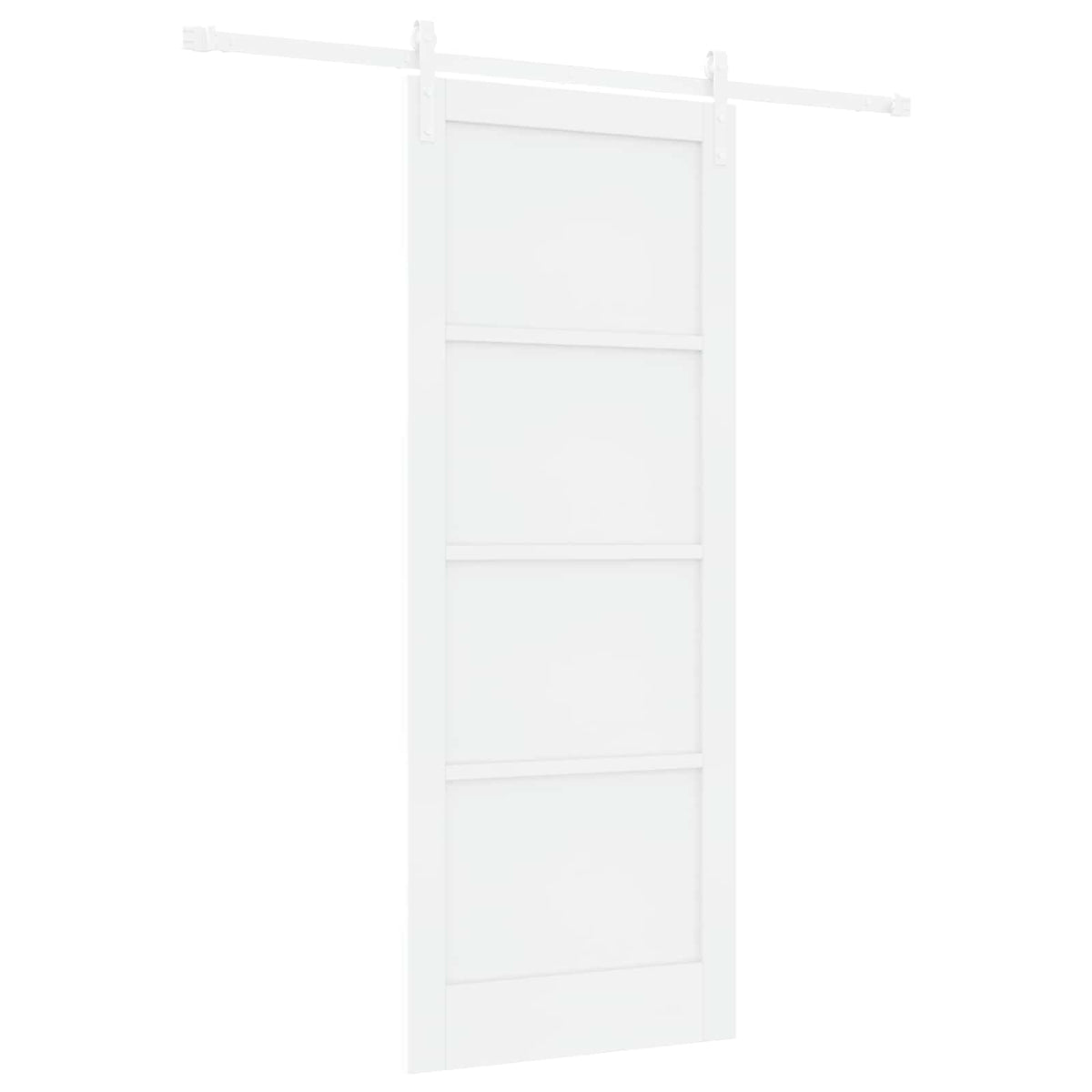 Slankios durys 83 x 211 cm Apdirbta mediena Balta