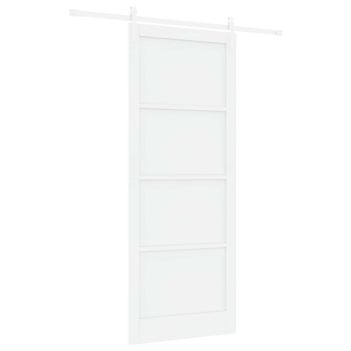Slankios durys 93 x 232 cm Apdirbta mediena Balta
