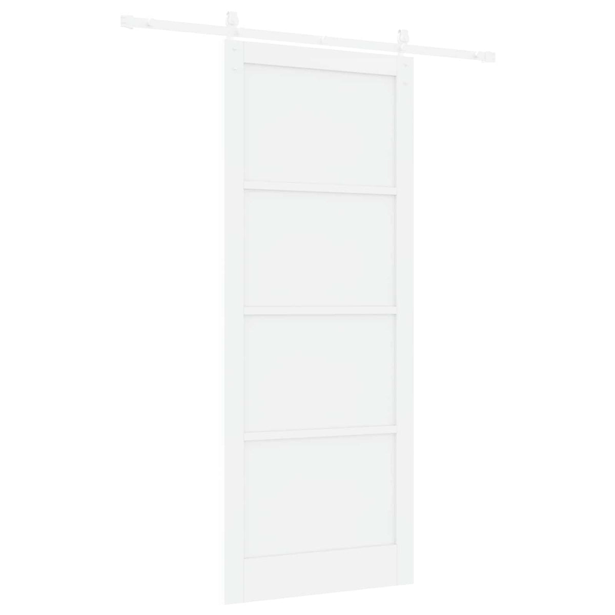 Slankios durys 93 x 232 cm Apdirbta mediena Balta