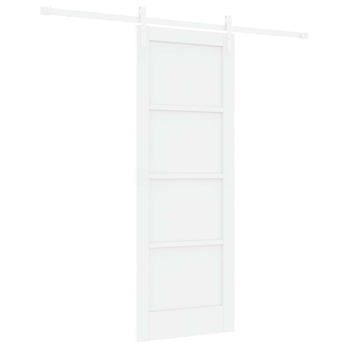 Slankios durys 73,5 x 198,5 cm Apdirbta mediena Balta