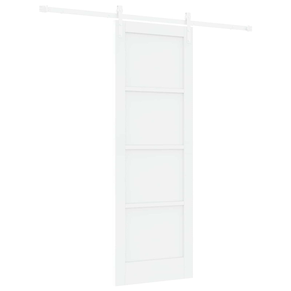 Slankios durys 73,5 x 211 cm Apdirbta mediena Balta