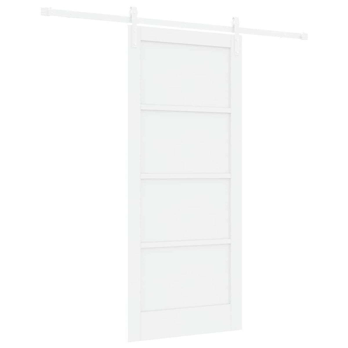 Slankios durys 86 x 198,5 cm Apdirbta mediena Balta