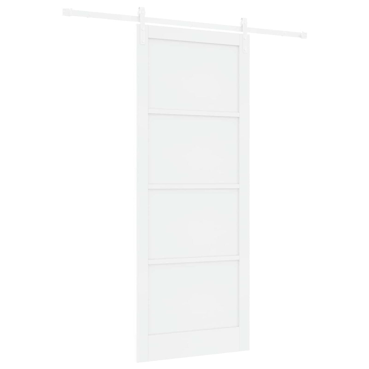 Slankios durys 93 x 232 cm Apdirbta mediena Balta