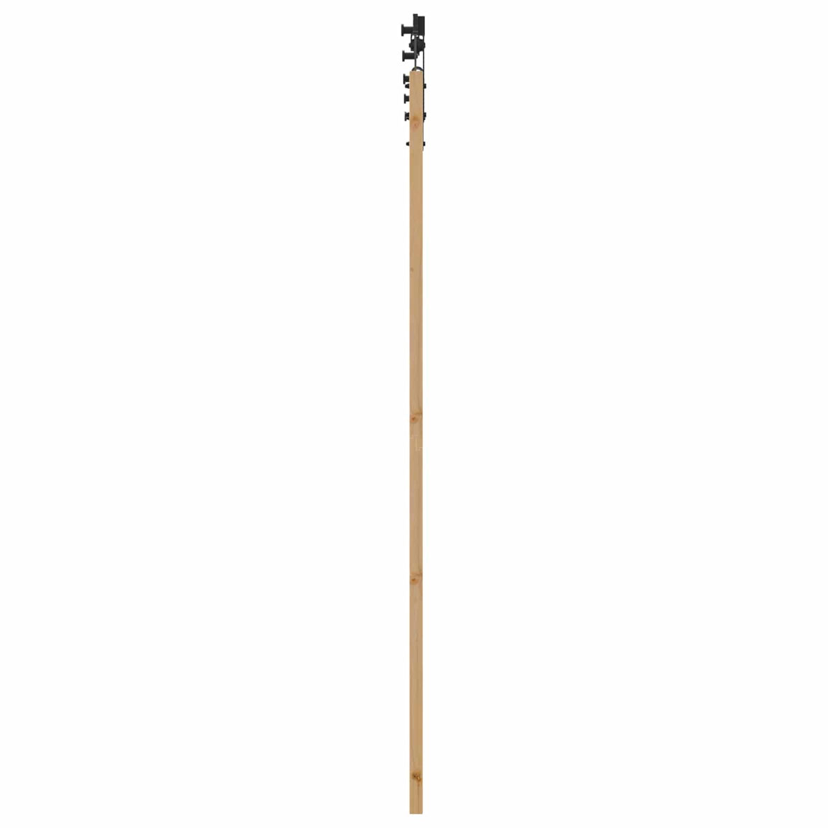 Slankios durys 93 x 211 cm Apdirbta mediena Natūrali ir juoda
