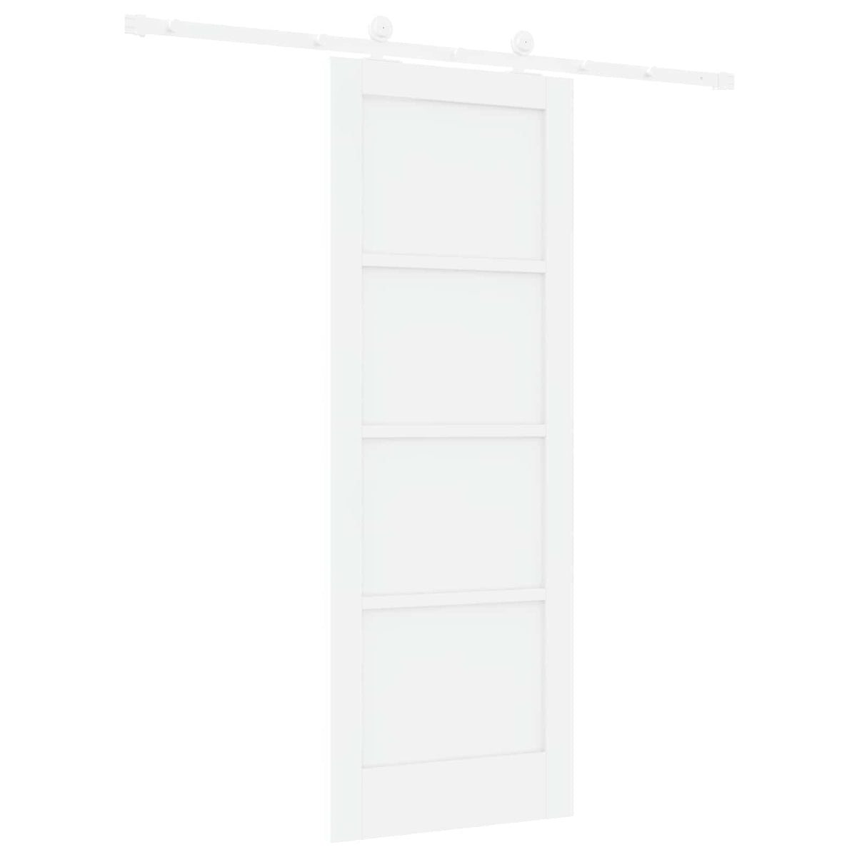 Slankios durys 73,5 x 198,5 cm Apdirbta mediena Balta