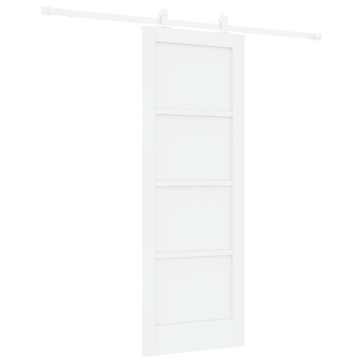 Slankios durys 73,5 x 198,5 cm Apdirbta mediena Balta