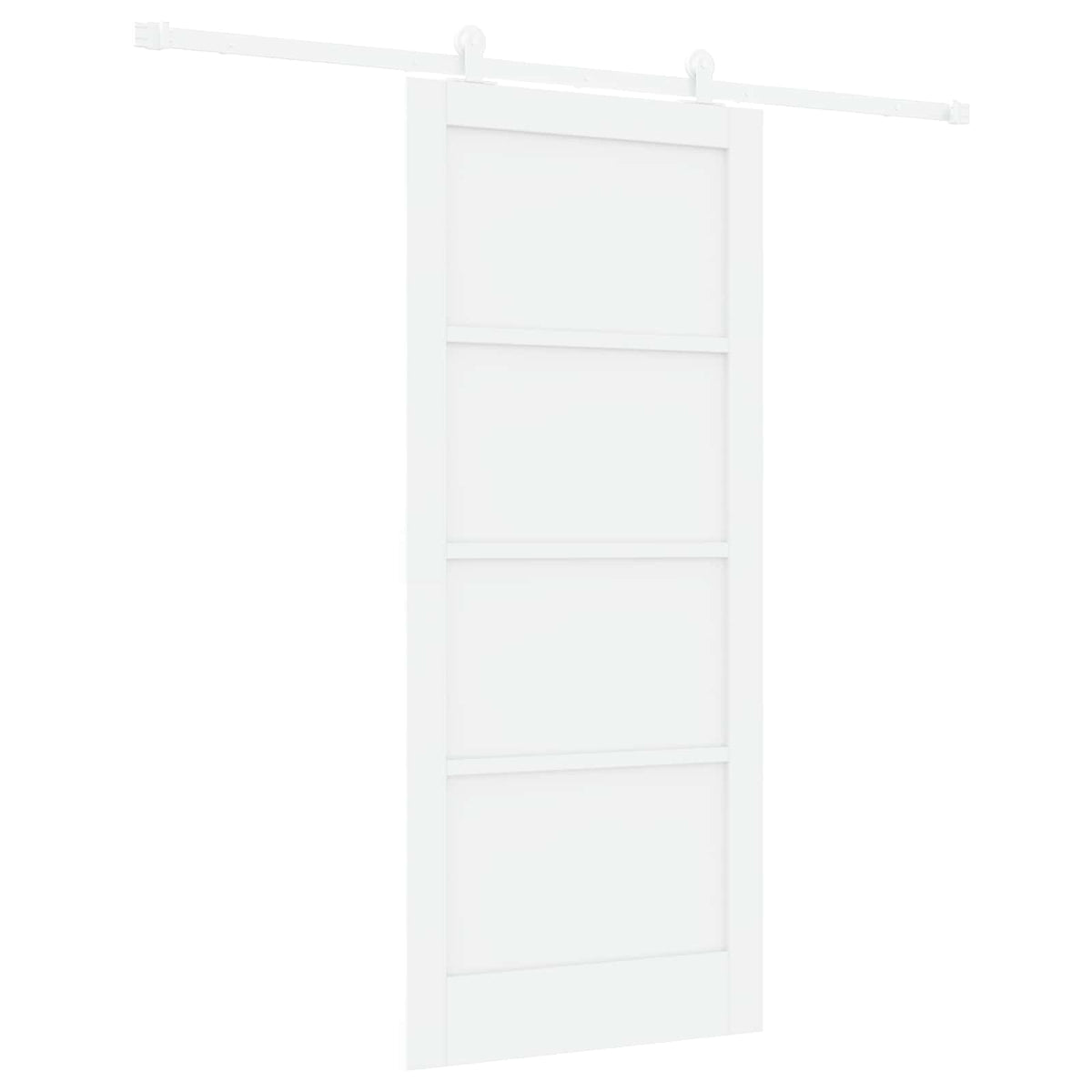 Slankios durys 86 x 198,5 cm Apdirbta mediena Balta