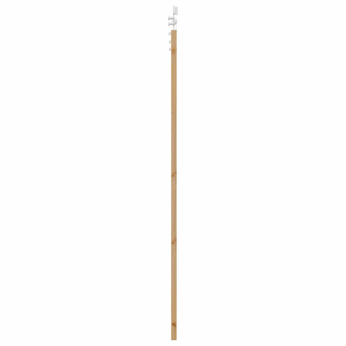 Slankios durys 93 x 211 cm Apdirbta mediena Natūrali ir Balta