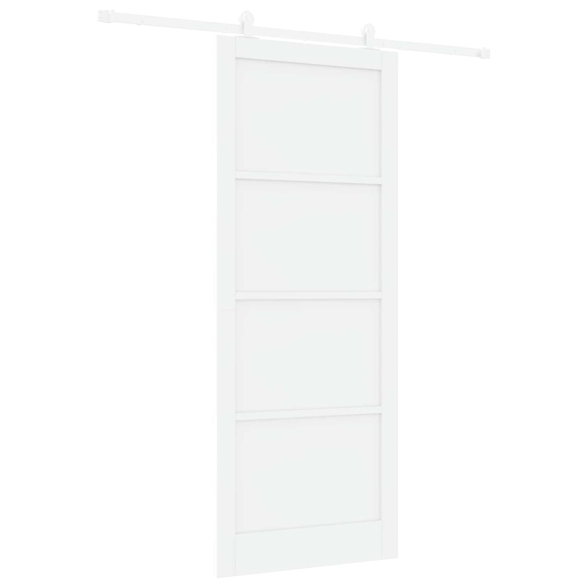 Slankios durys 93 x 232 cm Apdirbta mediena Balta