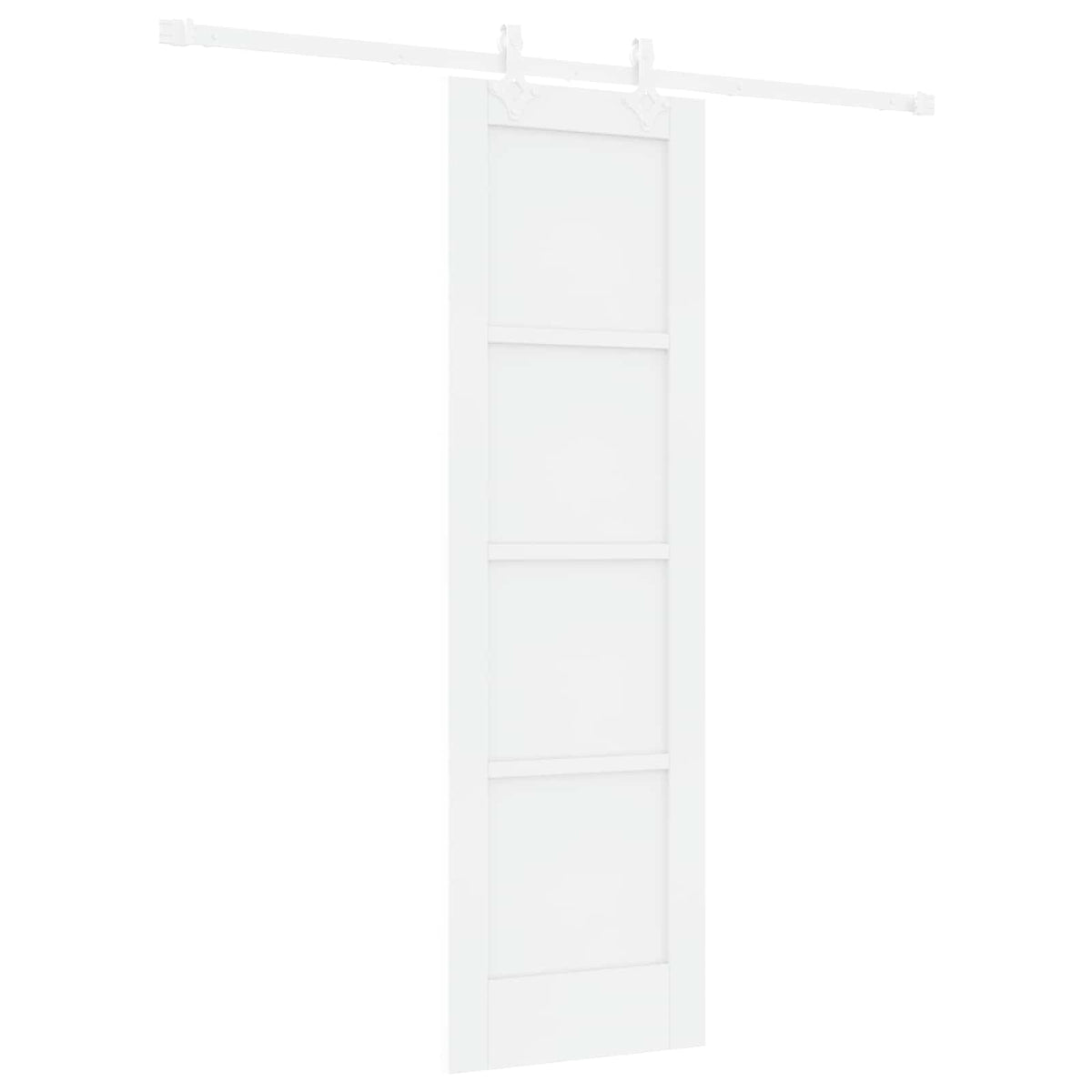 Slankios durys 61 x 198,5 cm Apdirbta mediena Balta