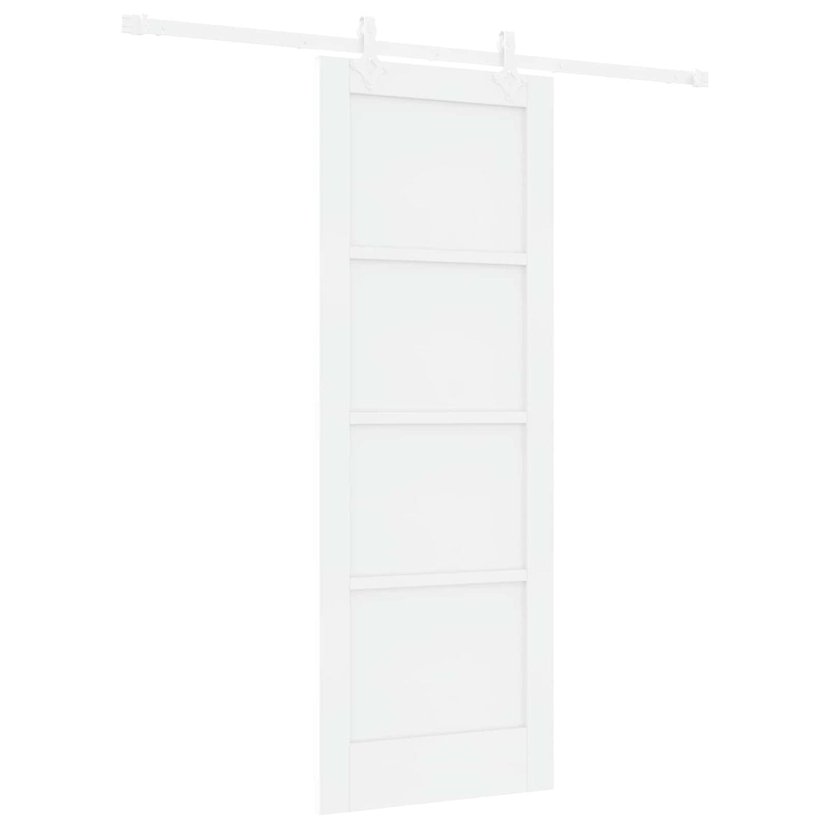 Slankios durys 73,5 x 198,5 cm Apdirbta mediena Balta