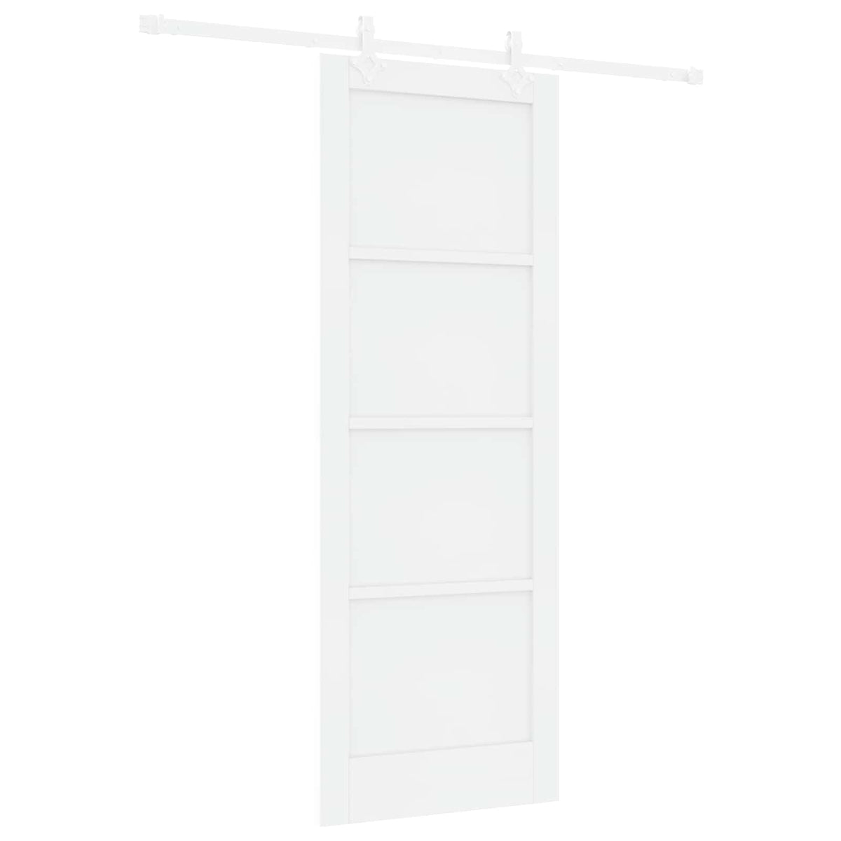 Slankios durys 78 x 211 cm Apdirbta mediena Balta