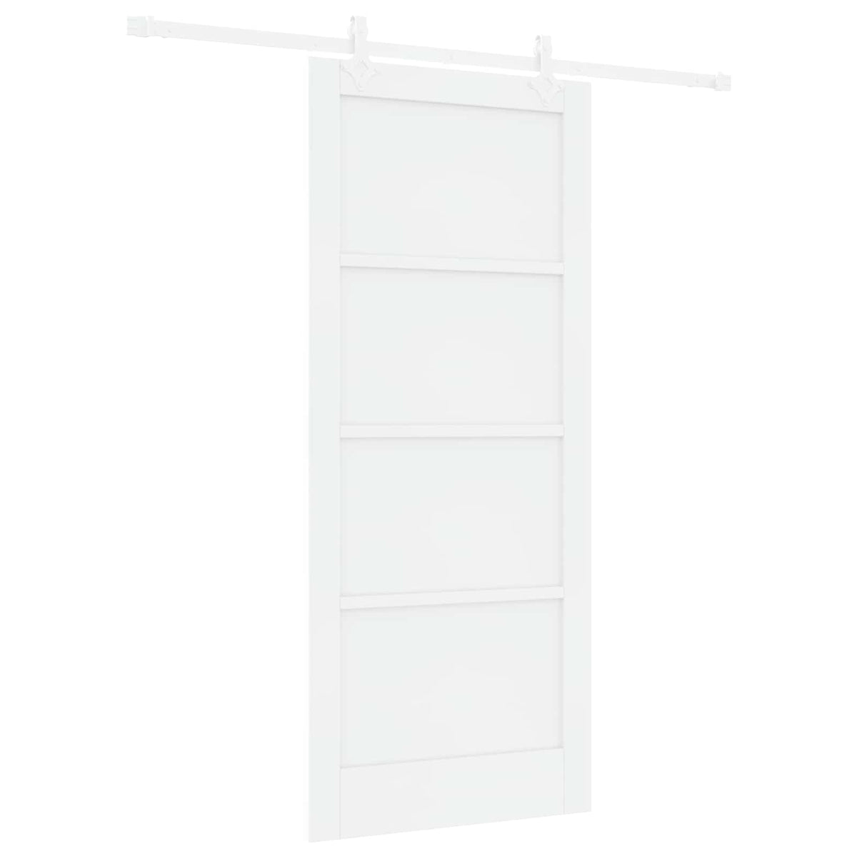 Slankios durys 86 x 198,5 cm Apdirbta mediena Balta